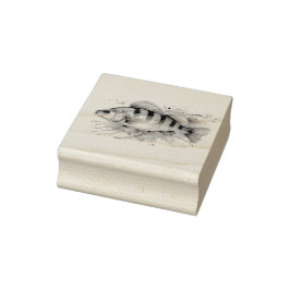 Watercolor Series: Perch ラバースタンプ