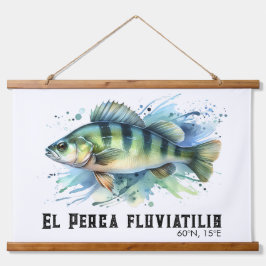 Watercolor Series: Perch 吊り下げ型タペストリー