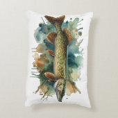 Watercolor Series: Pike アクセントクッション (裏面(縦))