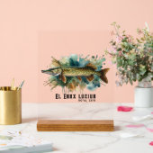 Watercolor Series: Pike アクリルサイン (ウェディング)