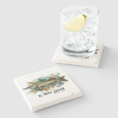 Watercolor Series: Pike ストーンコースター (横)