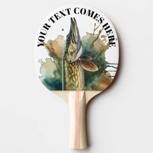 Watercolor Series: Pike 卓球ラケット (裏面)