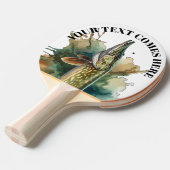 Watercolor Series: Pike 卓球ラケット (正面アングル)