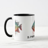 Watercolor Series: Piranha マグカップ (左)