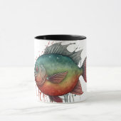 Watercolor Series: Piranha マグカップ (中央)