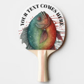 Watercolor Series: Piranha 卓球ラケット (裏面)