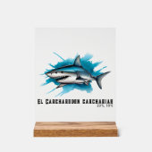 Watercolor Series: Shark アクリルサイン (正面)