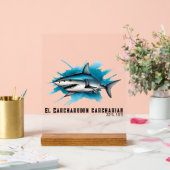 Watercolor Series: Shark アクリルサイン (ウェディング)