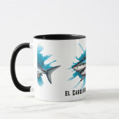 Watercolor Series: Shark マグカップ (左)