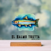 Watercolor Series: Trout/Salmon アクリルサイン (ニュートラル)