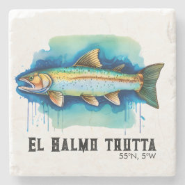 Watercolor Series: Trout/Salmon ストーンコースター
