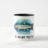 Watercolor Series: Trout/Salmon マグカップ (中央)