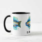 Watercolor Series: Trout/Salmon マグカップ (左)