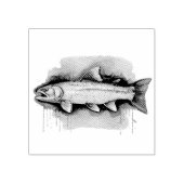 Watercolor Series: Trout/Salmon ラバースタンプ (インプリント)