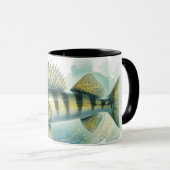 Watercolor Series: Zander/Walleye マグカップ (正面右)