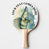 Watercolor Series: Zander/Walleye 卓球ラケット (裏面)