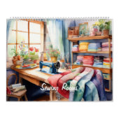 Watercolor Sewing Room カレンダー (カバー)