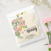 Watercolor She Found Her Honey Bridal Shower  フェイバーバッグ (封をした状態)