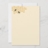 Watercolor She Found Her Honey Bridal Shower Theme 招待状 (裏面)