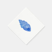 Watercolor shell, cocktail napkin スタンダードカクテルナプキン (角)