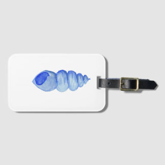 Watercolor Shell luggage tag ラゲッジタグ