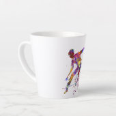 watercolor skater カフェラテマグ (左アングル)