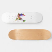 watercolor skater スケートボード (横)