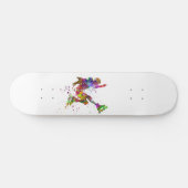 watercolor skater スケートボード (横)