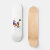 watercolor skater スケートボード (正面)