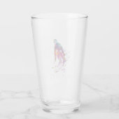watercolor skier タンブラーグラス (裏面)