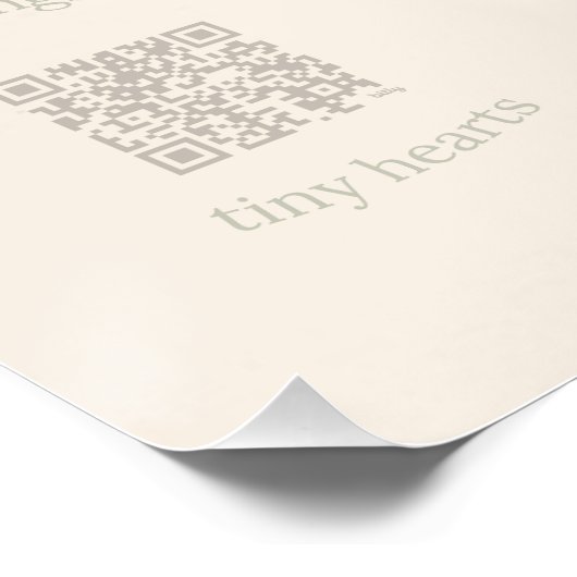 Watercolor Sleeping Moon & Pastel Rainbow Nursery ポスター (コーナー)