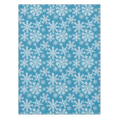 Watercolor Snowflakes Pattern テーブルクロス (正面)