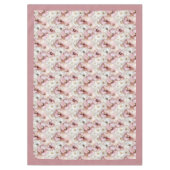 Watercolor soft pastel pink gold aerial tablecloth テーブルクロス (正面)