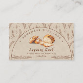 Watercolor Sourdough Bakery Loyalty Card 名刺 (正面)