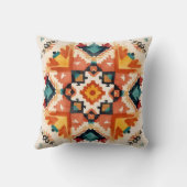 Watercolor Southwestern Boho Desert クッション (裏面)