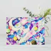 watercolor space fantasy art シーズンカード (スタンド正面)