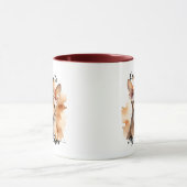 Watercolor Sphynx Brown Personalize マグカップ (中央)