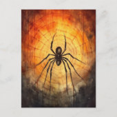 Watercolor Spider  ポストカード (正面)