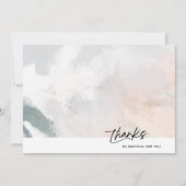 Watercolor Splashサンクスカード|心からの感謝 サンキューカード (正面)