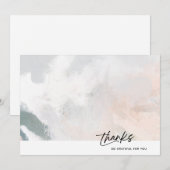 Watercolor Splashサンクスカード|心からの感謝 サンキューカード (正面/裏面)