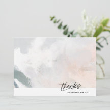 Watercolor Splashサンクスカード｜心からの感謝