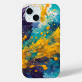 Watercolor Splashes Background Case-Mate iPhoneケース (裏面)