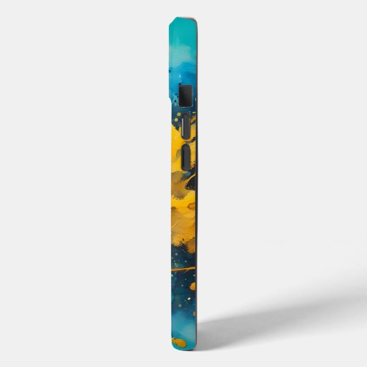 Watercolor Splashes Background Case-Mate iPhoneケース (裏面 / 左)
