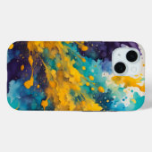 Watercolor Splashes Background Case-Mate iPhoneケース (裏面 (横))