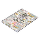 Watercolor Spring Bookish ノートブック (左側)