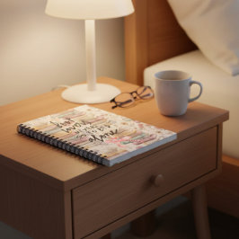 Watercolor Spring Bookish ノートブック