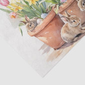 Watercolor Springtime / Easter Bunny Floral  薄葉紙 (詳細)