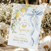 Watercolor Squeeze Lemon Bridal Shower Welcome  台座サイン