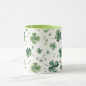 Watercolor St. Patrick's Day Pattern Giant マグカップ (中央)
