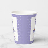 Watercolor Star Little Boo Witch Hat Baby Shower 紙コップ (右)